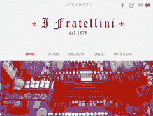 Tablet Screenshot of iduefratellini.it